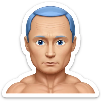 putin-with-muscle sticker