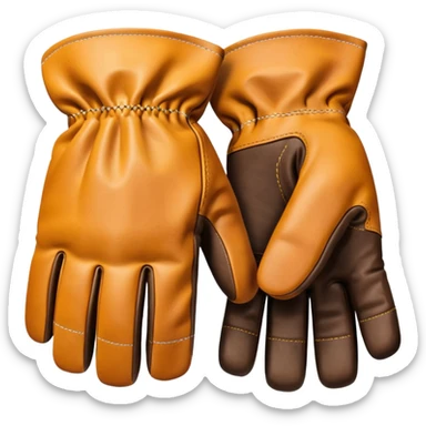 construction gloves 5 fingers sticker