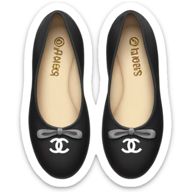 Chanel ballet flats sticker