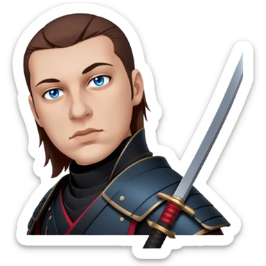 Shadow Samurai sticker