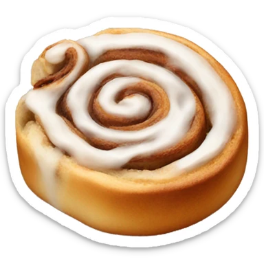 a cinnamon roll sticker