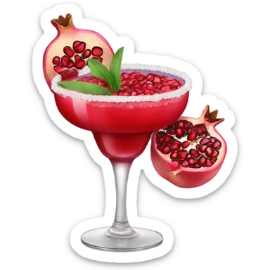 Pomegranate Margarita sticker