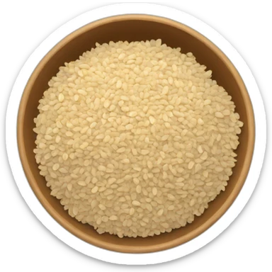 sesame seeds in a bowl sticker
