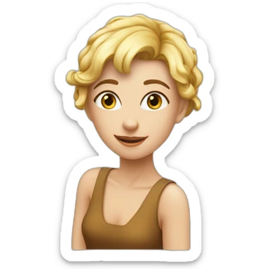 C.  Julia avec éclair le sale éclaire le noir sticker