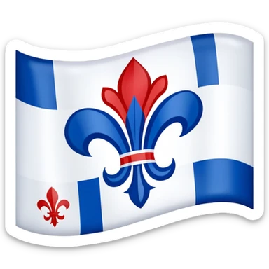 Quebec flag sticker