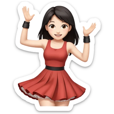 Final fantasy 7 Tifa dance  sticker