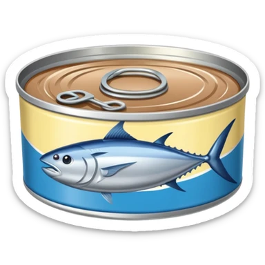 tuna in a tin can sticker