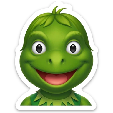 Kermit the frog sticker