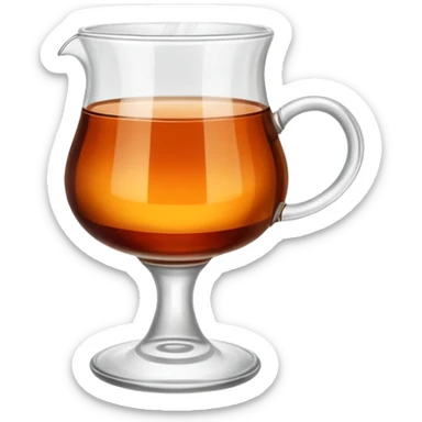 Turkish tea with a turkish glass sticker