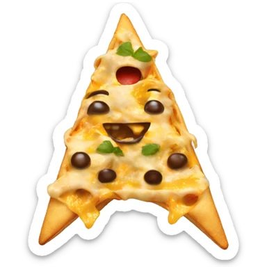 nachos with cheeese sticker