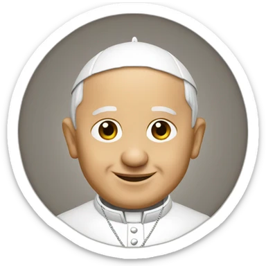Pope Francis sticker