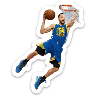 Stephen curry dunking sticker