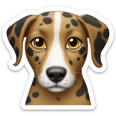 A catahula leopard dog sticker