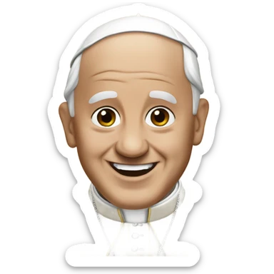 pope francis sticker