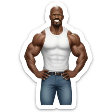 Terry crews muscle sticker