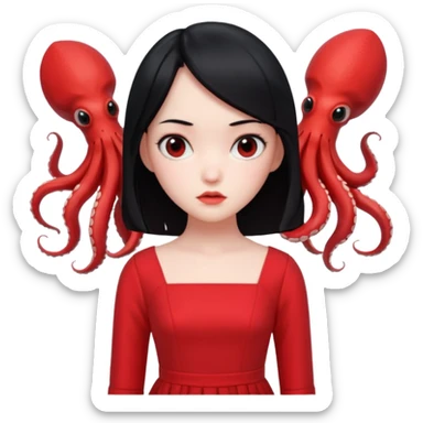 young hee doll squid game sticker