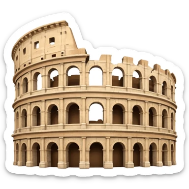 colosseum rome  sticker