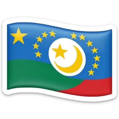 Flag Uzbekistan  sticker