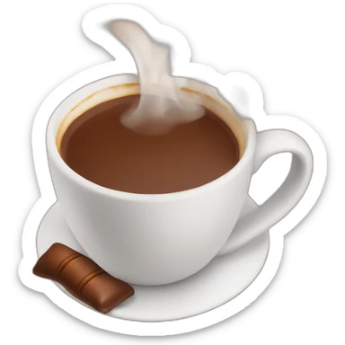 Chocolat chaud  sticker