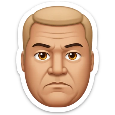 Heavy man emoji sticker