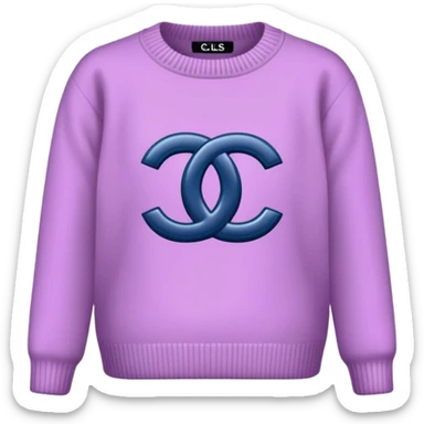 sweater chanel sticker