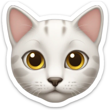 Cat with lovely eyes sticker