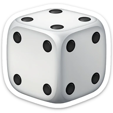 dice icon sticker