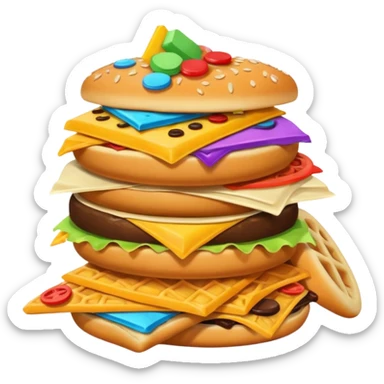 junk food sticker