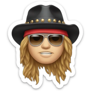 Axl rose sticker