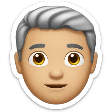 Gordito cabello rojo sticker