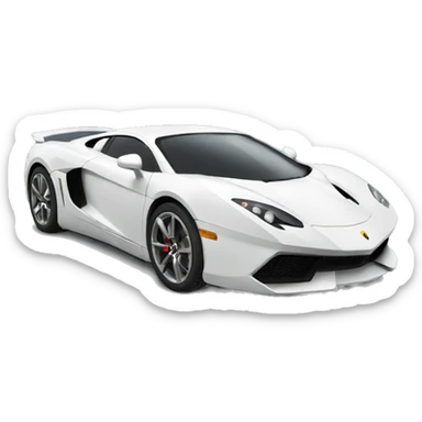 A supercar with money on top sticker