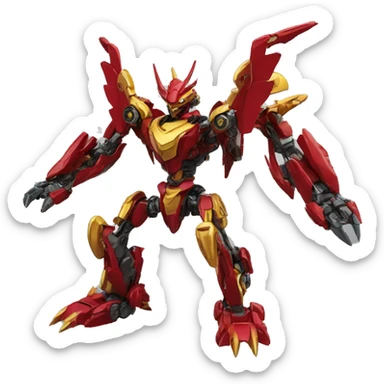 Medabot-Bionicle-Dragon-Mecha sticker