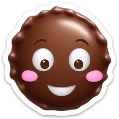 Chocolate bonbon sticker