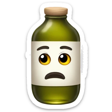 olive oil jar sticker