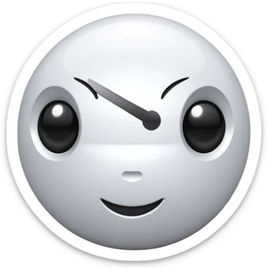 Metal cute black eyes ball driving on 4 car wheels sticker