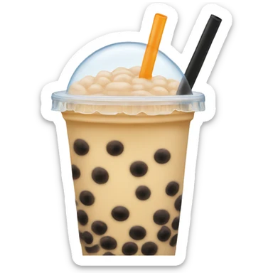 bubble tea sticker