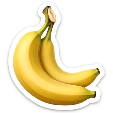 yellow banana fruit sticker