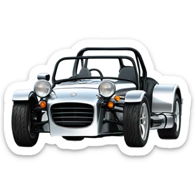 Caterham 7 chrome sticker