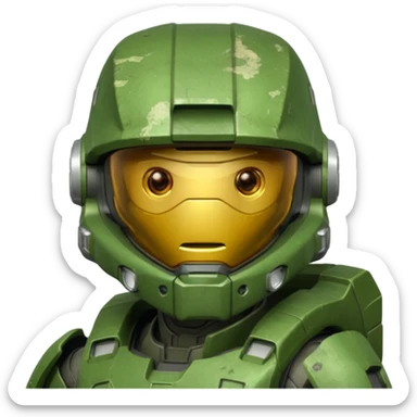 halo master chief sticker