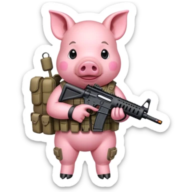 Tactical pig sticker