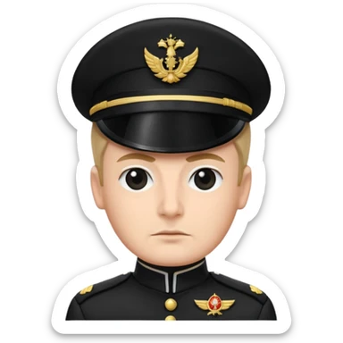 An emoji for discord of an Imperial Officer star wars sticker