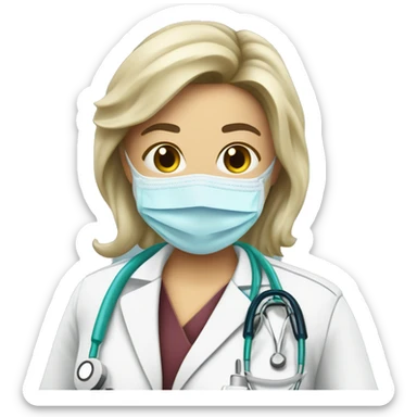 Infection prevention and control nurse in hemodialysis sticker