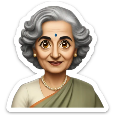 indira-gandhi sticker