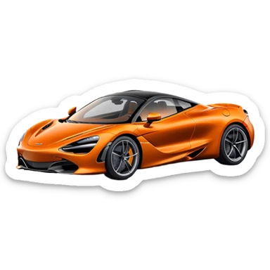 McLaren 720S - McLaren (Model Year: 2021) (Iconic colour: Orange) sticker
