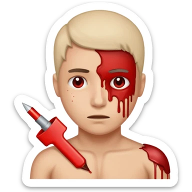 taliban shoulder with gunshot wound to the head sticker