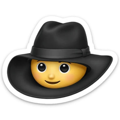 Black hat sprunki sticker