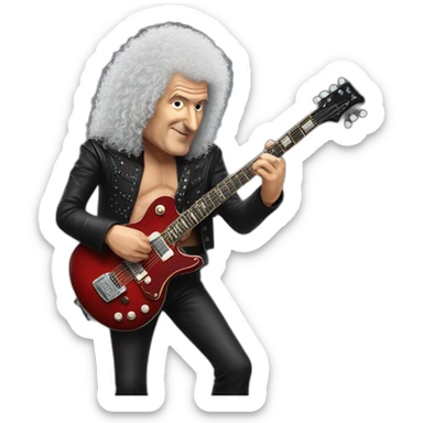 Brian May sticker