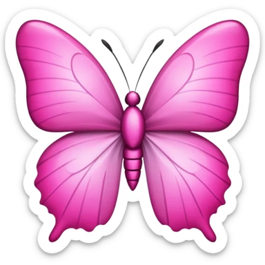 Noeud papillon rose sticker