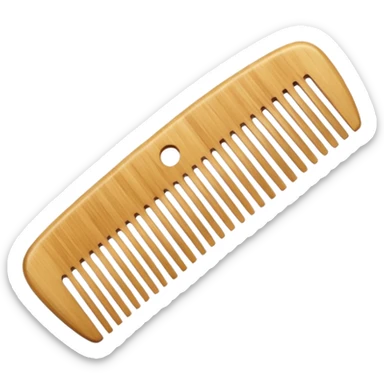 bamboo comb sticker