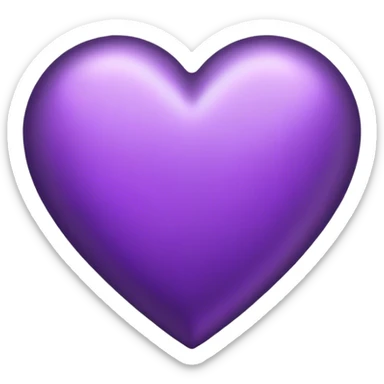 Purple heart  sticker